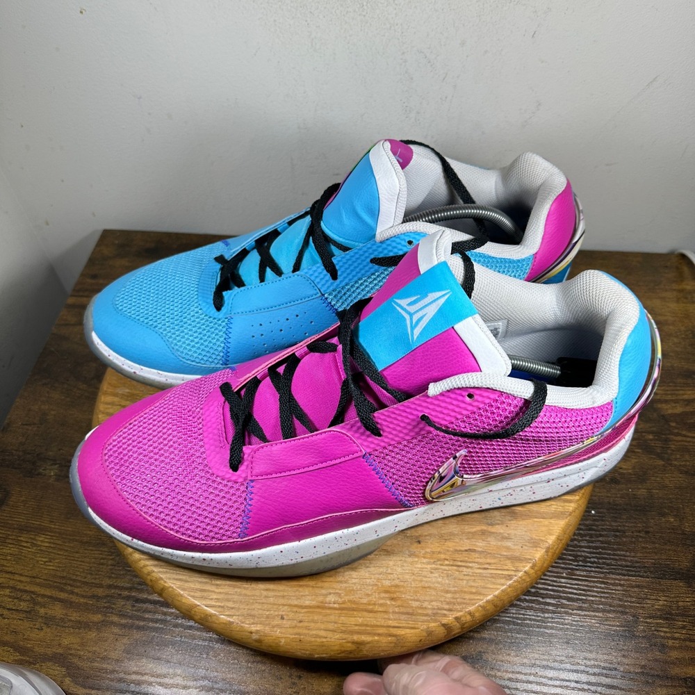 Nike Zoom Freak 1 EYBL Basketball Shoes Men's Size 12 Blue Pink FN5182-900 - Picture 8 of 8